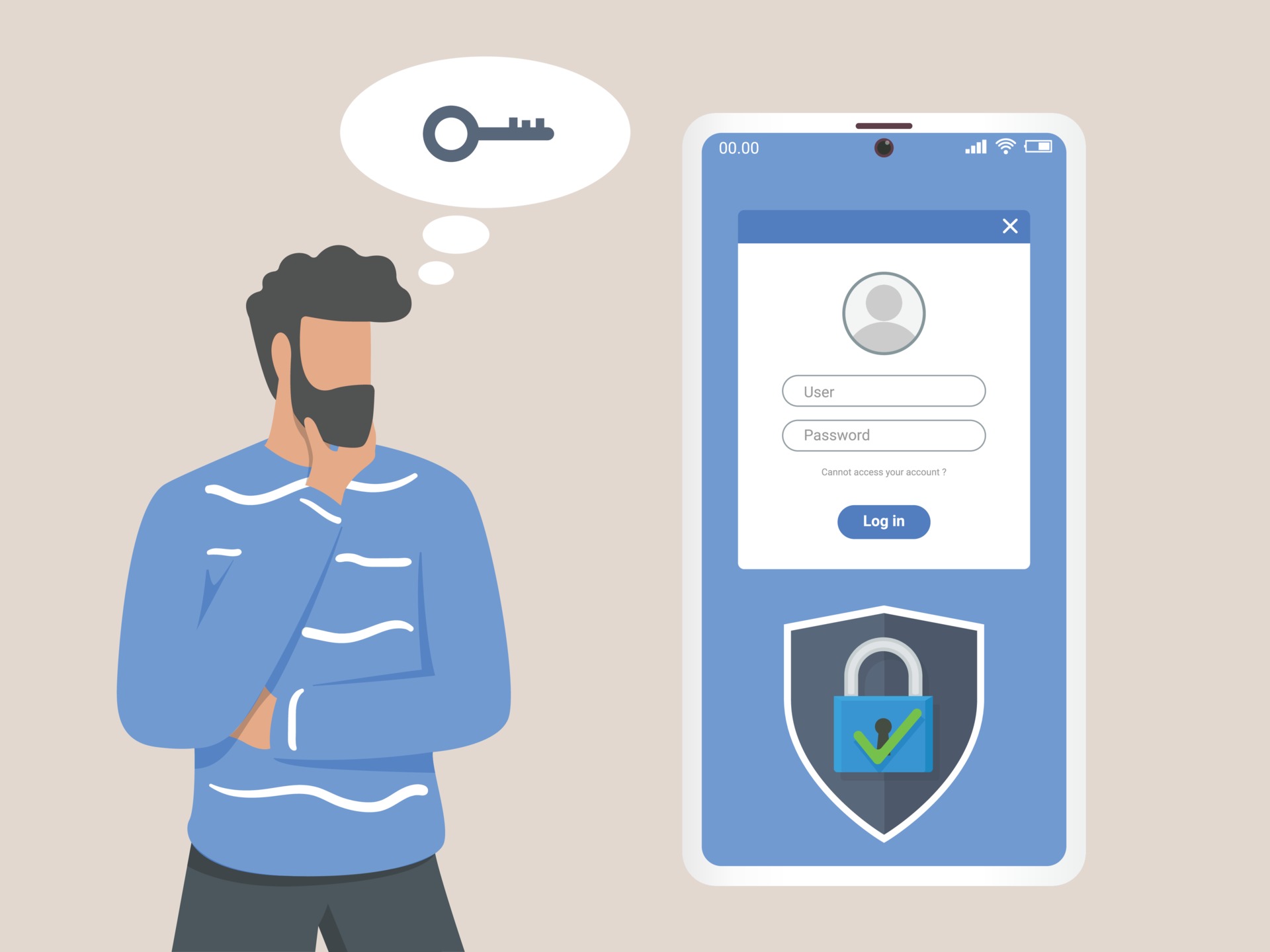 Password Reset
                              Illustration